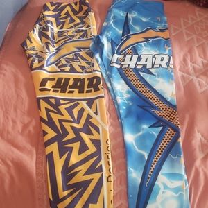 Chargers football leggings